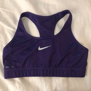 Purple Nike Sports Bra